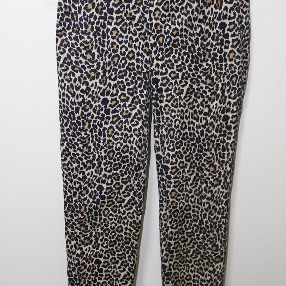 J. CREW WINNIE PANT Leopard Print Size 0 NWOT's - Picture 1 of 10